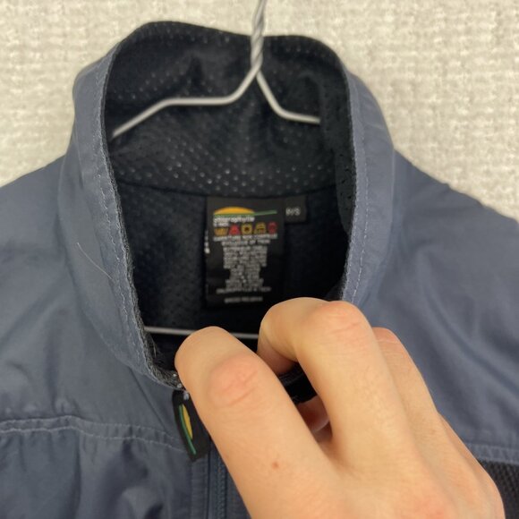 VTG Chlorophylle H-Tech Soft Shell Retro Dark Blue Men S Vest Convertible - Picture 11 of 16